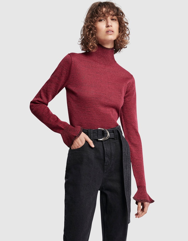 Psychedelia Flounce Cuff Knit