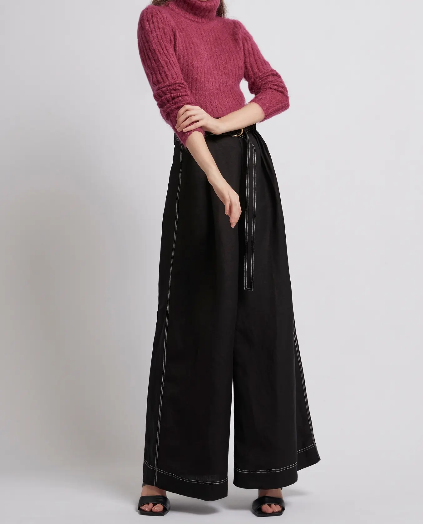 Psychedelia Pleat Wide Leg Trouser