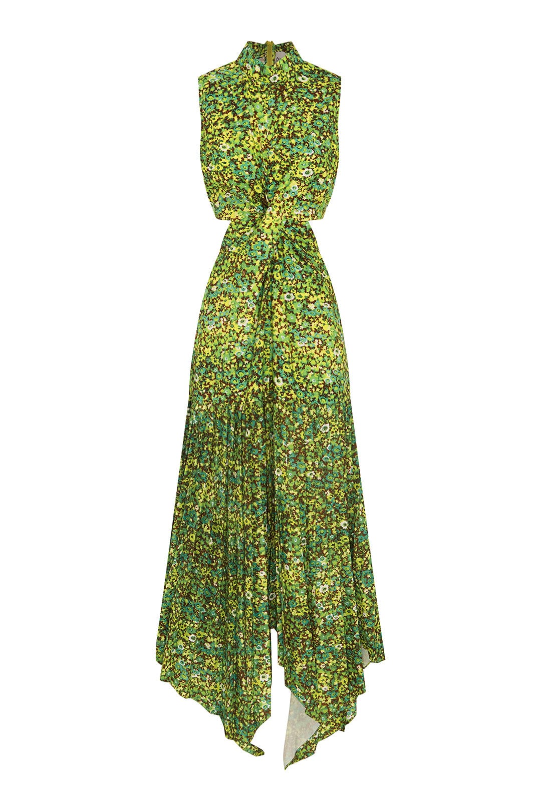 Phyllis Twist Front Pleat Dress
