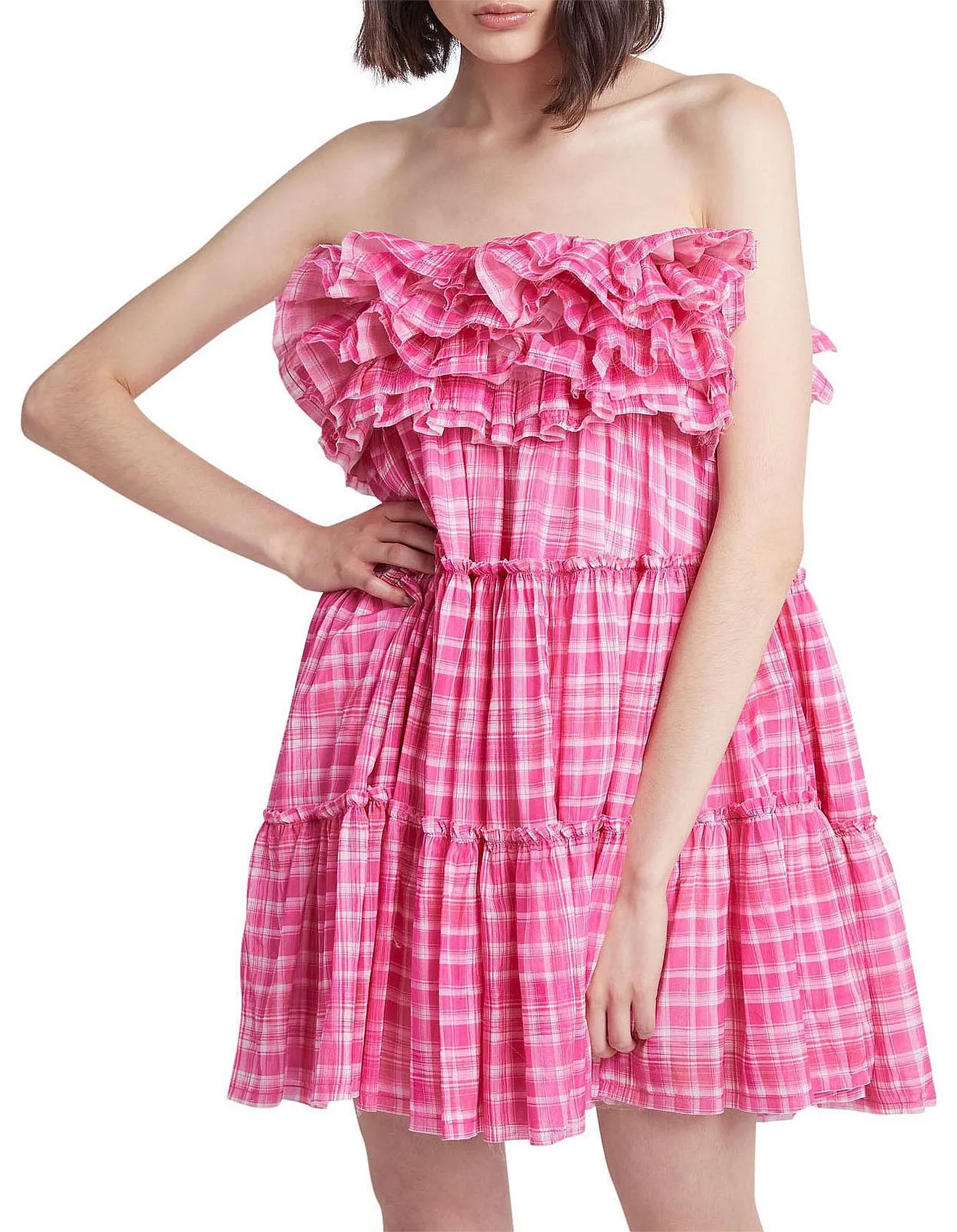 Bungalow Tiered Mini Dress