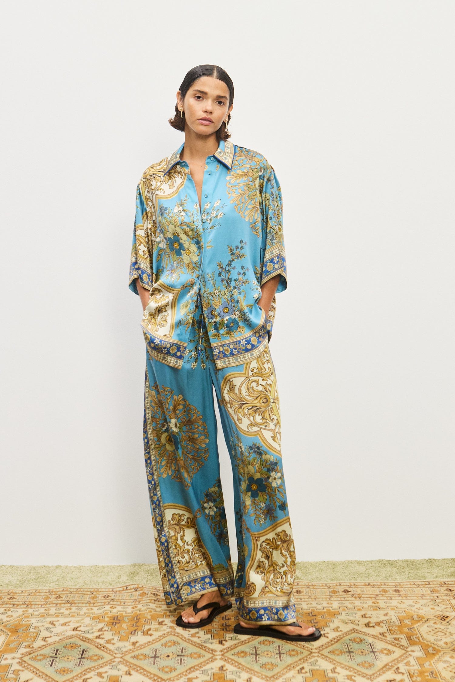 Cassie Silk Pant