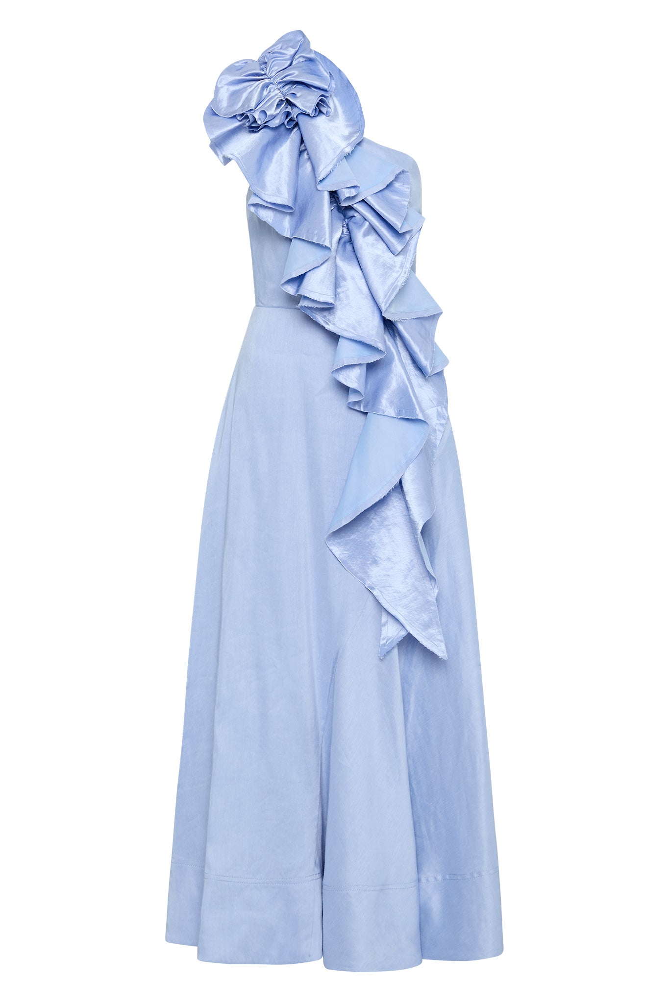 Adelia Ruffle Midi Dress