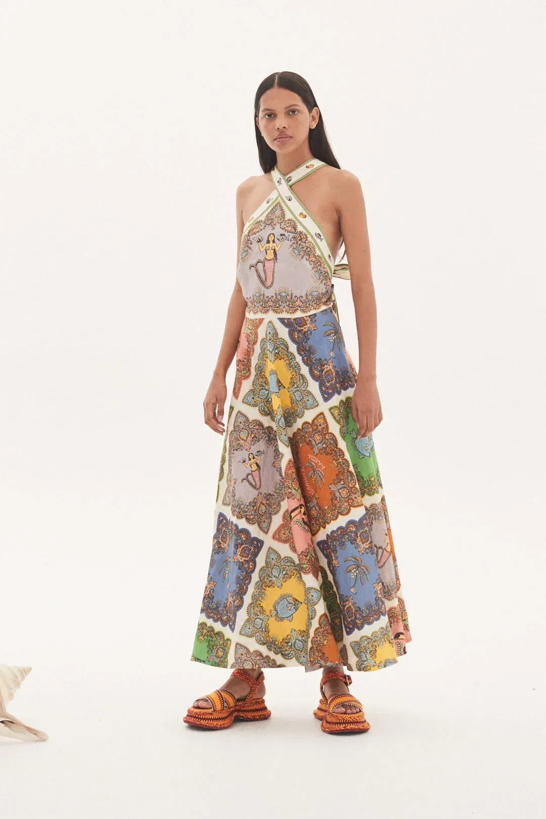 Trippy Troppo Halter Dress