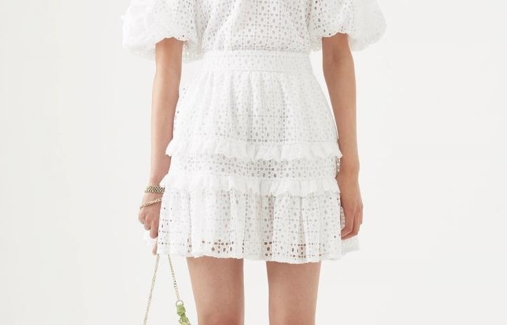 Lita Broderie Mini Skirt