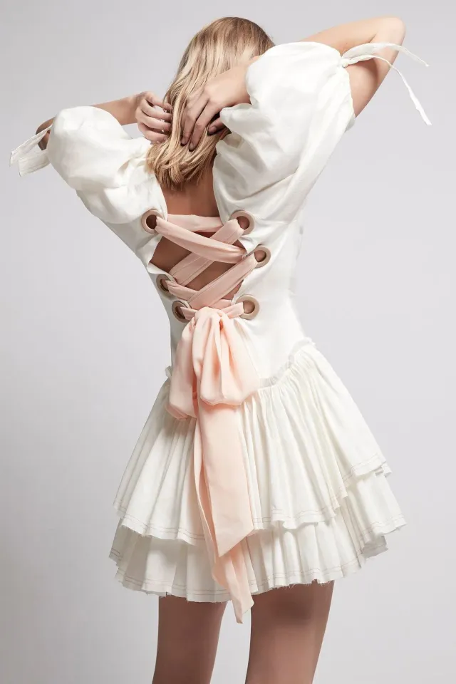 Overture Laced Ballet Mini Dress