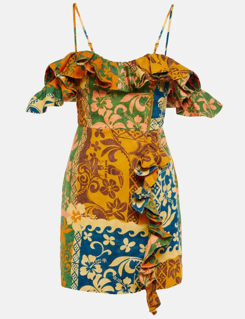 Archie Flounce Mini Dress