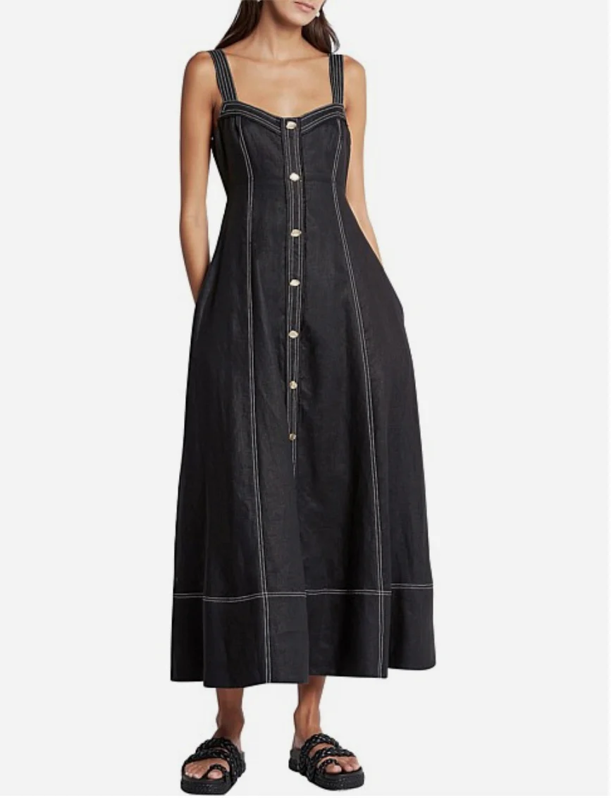 Breathless Stitch Midi Dress