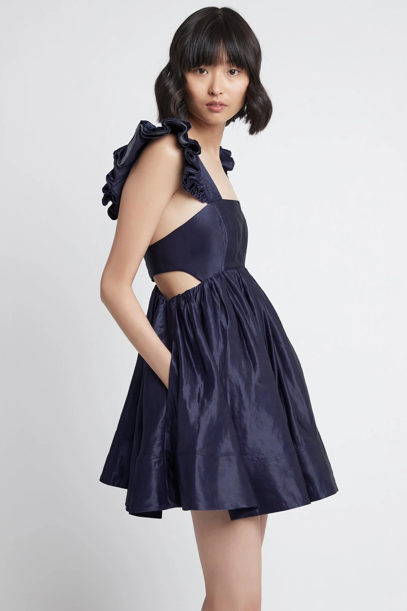 Revitalise Frill Mini Dress