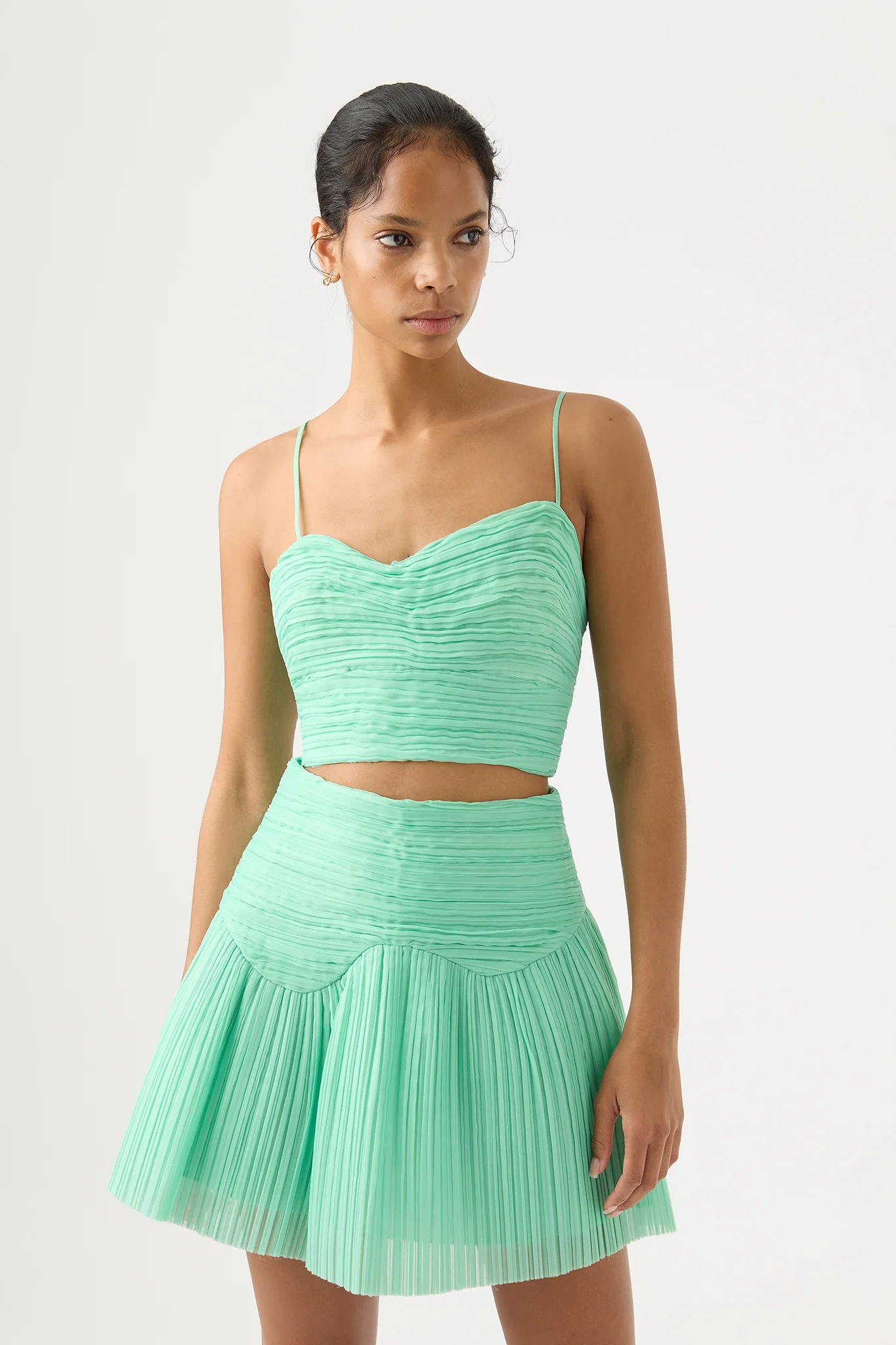 Laurier Wave Mini Skirt