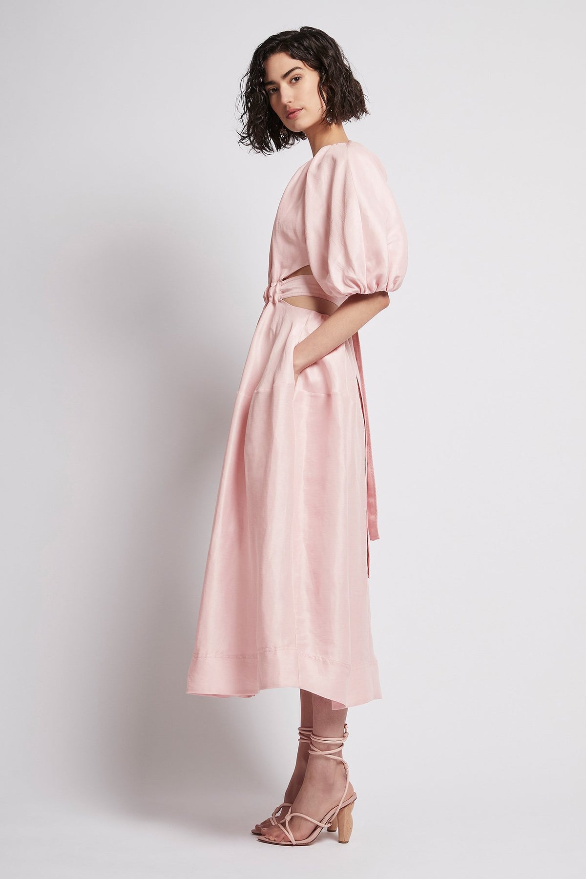 Mimosa Cutout Midi Dress