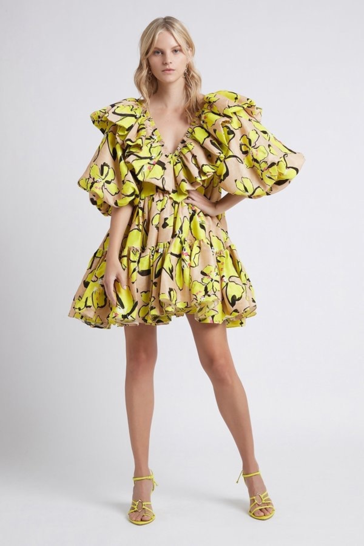 Pelicano Ruffle Mini Dress
