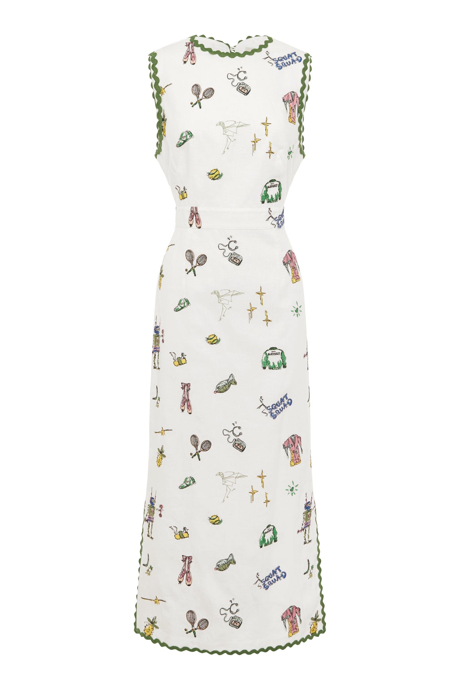 Play Embroidered Midi Dress