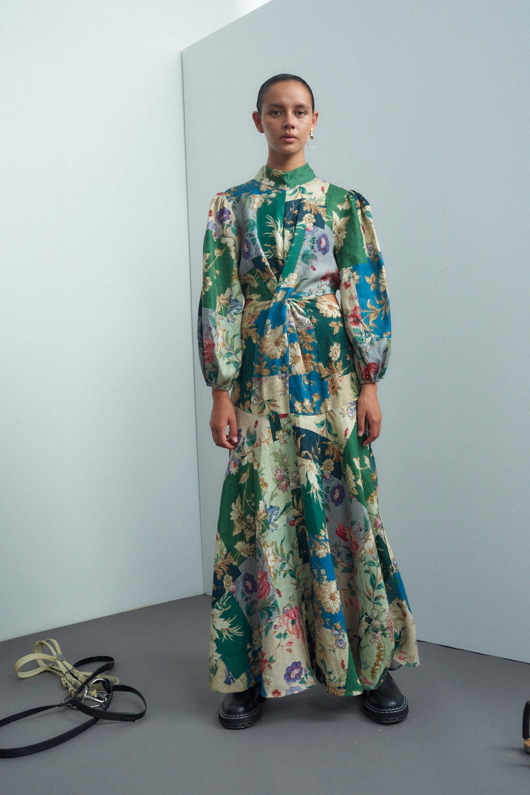 Loretta Patchwork Dress