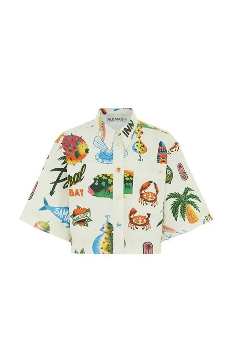 Samaki Crop Shirt