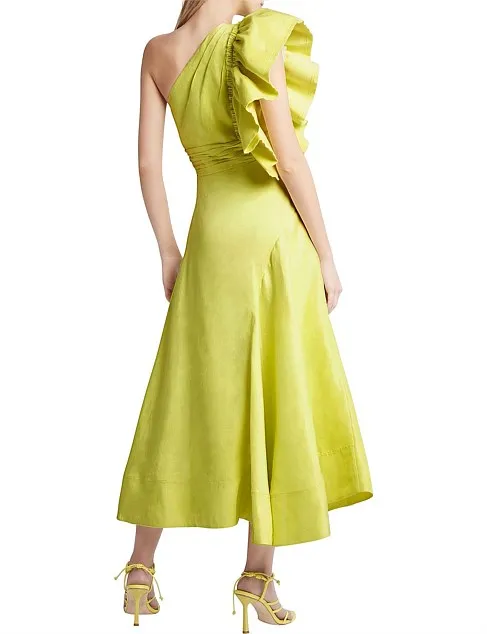 Bonjour Asymmetric Midi Dress