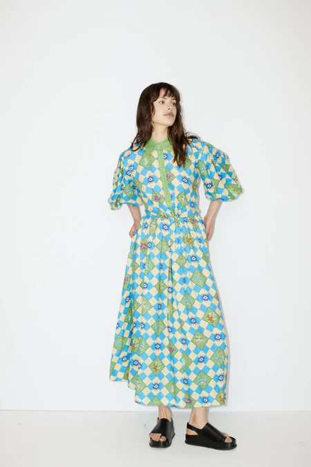 Lou Twist Front Shirtdress