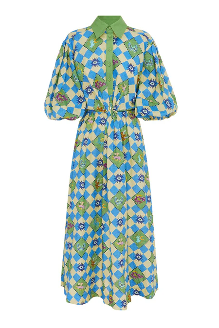 Lou Twist Front Shirtdress