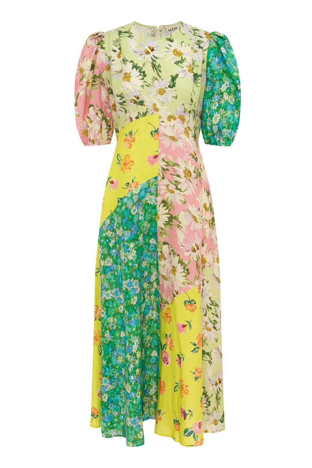 Kenzie Patchwork Midi Dress