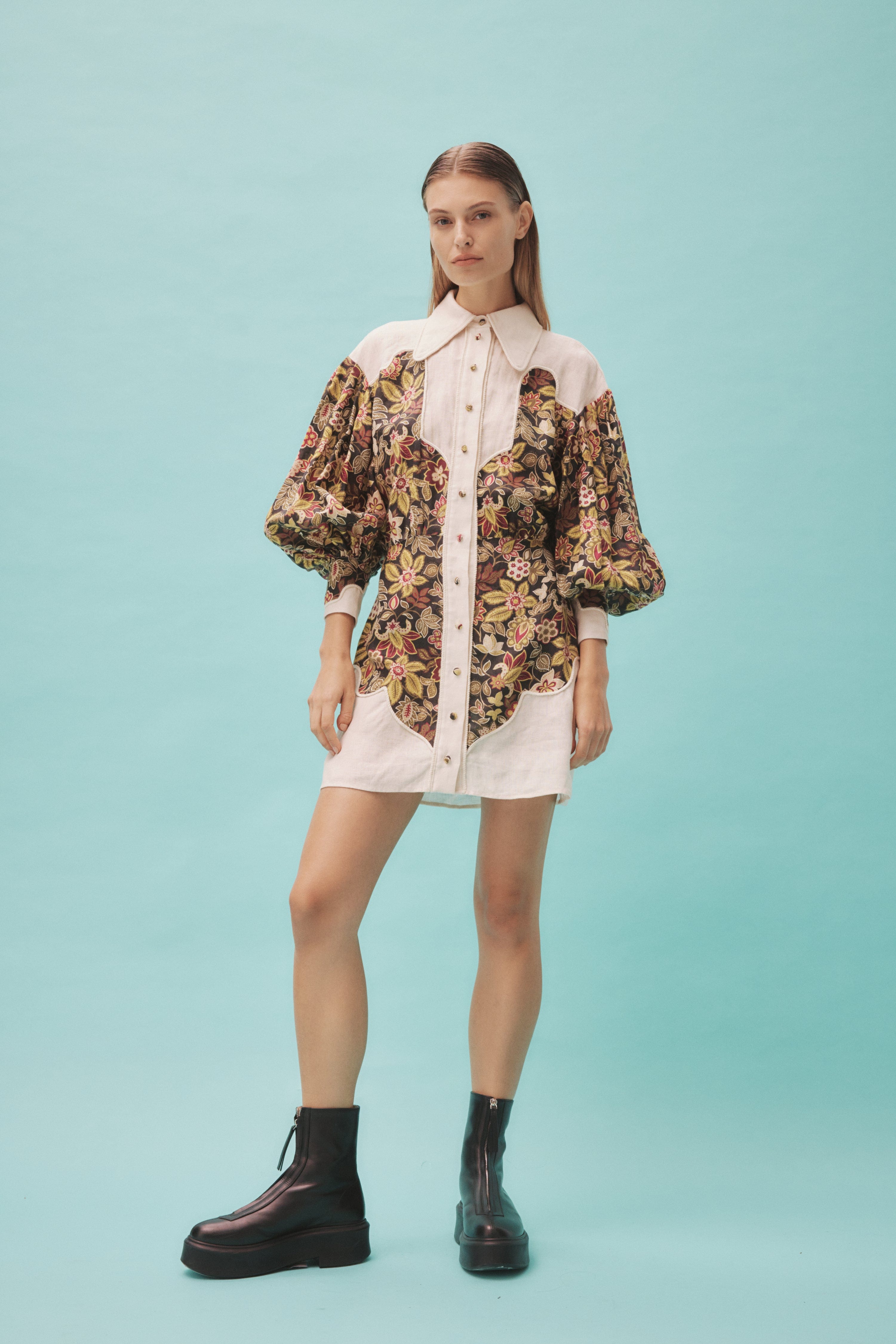 Isabella Panel Mini Dress