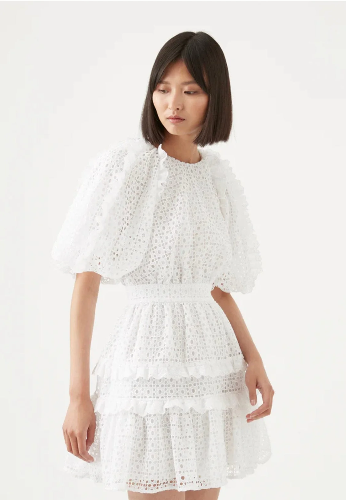 Aveline Broderie Mini Dress
