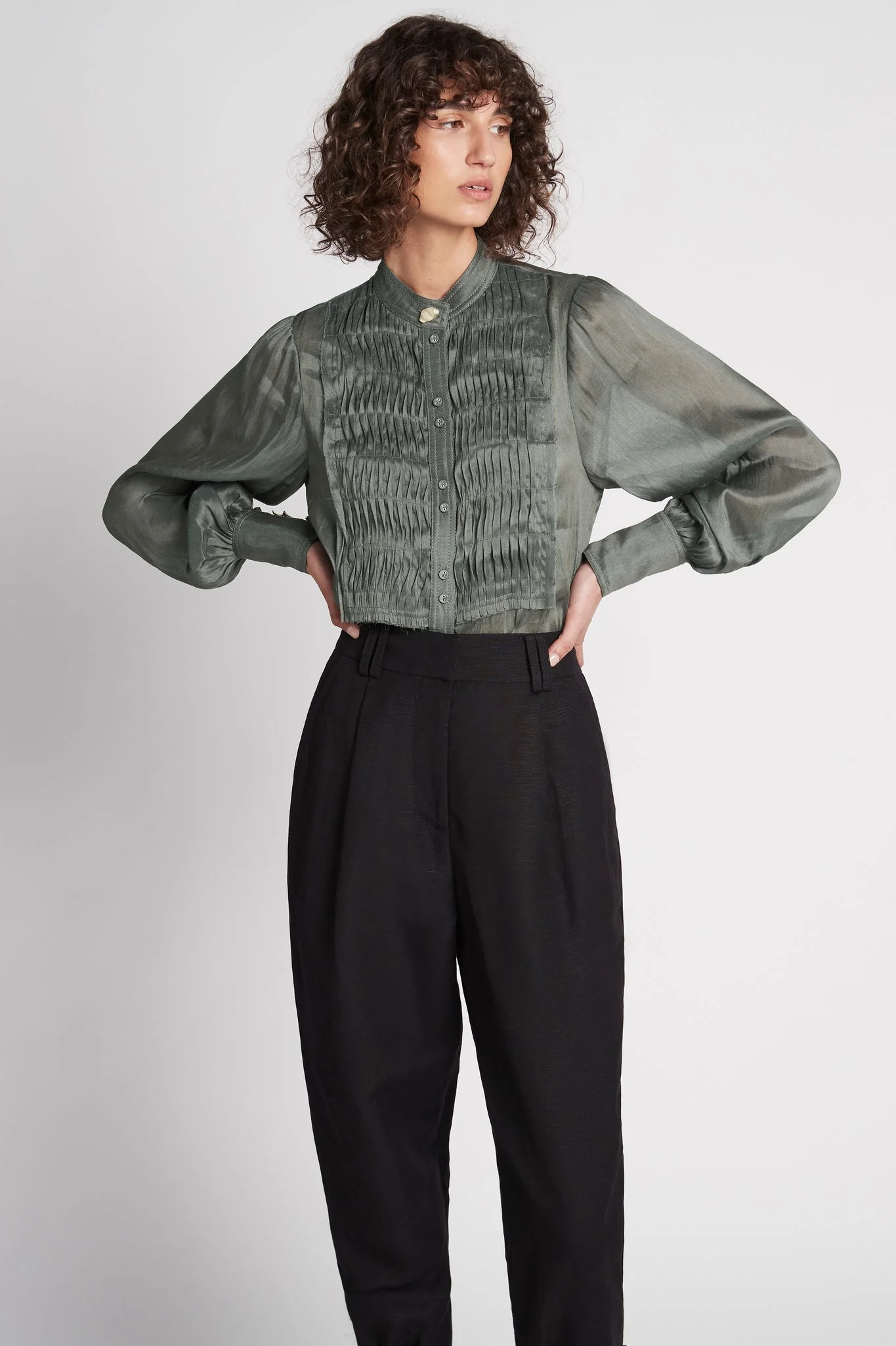 Tidal Tucked Shirt
