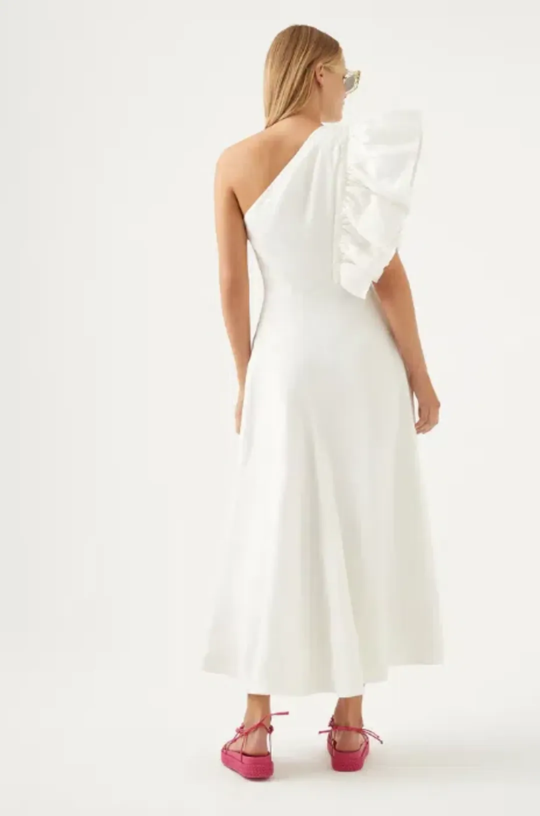 Bonjour Asymmetric Midi Dress