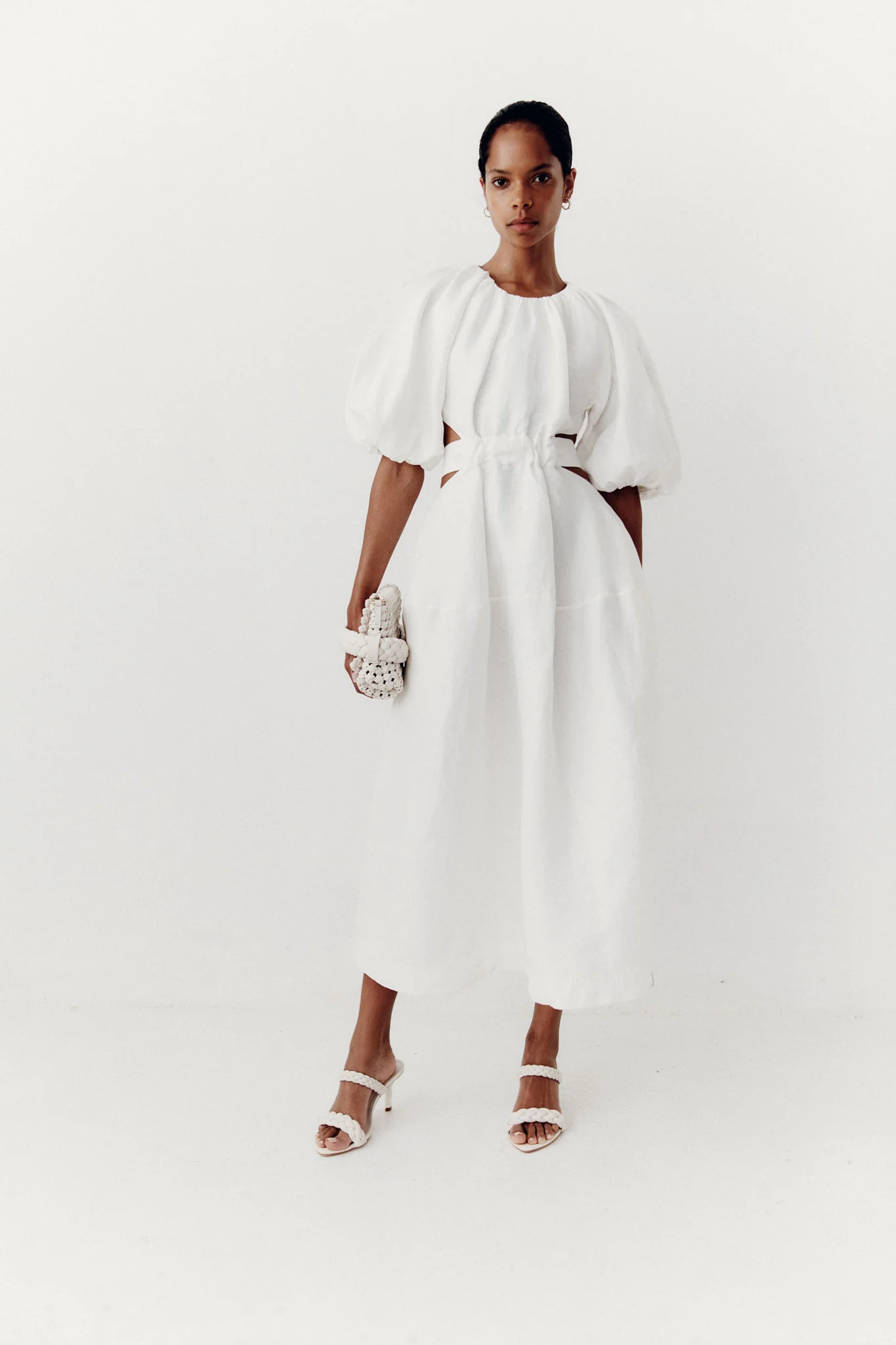 Mimosa Cutout Midi Dress