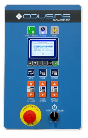 Main view of 3300-A Conveyorized A-Arm Automatic Pallet Wrapper