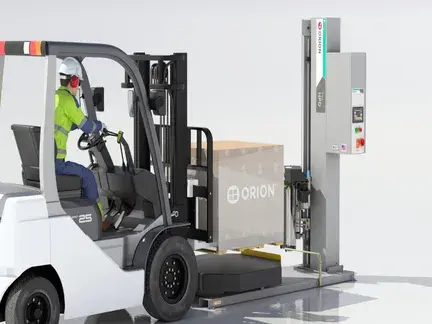 Main view of Orion Flex HPD Turntable Pallet Wrapper