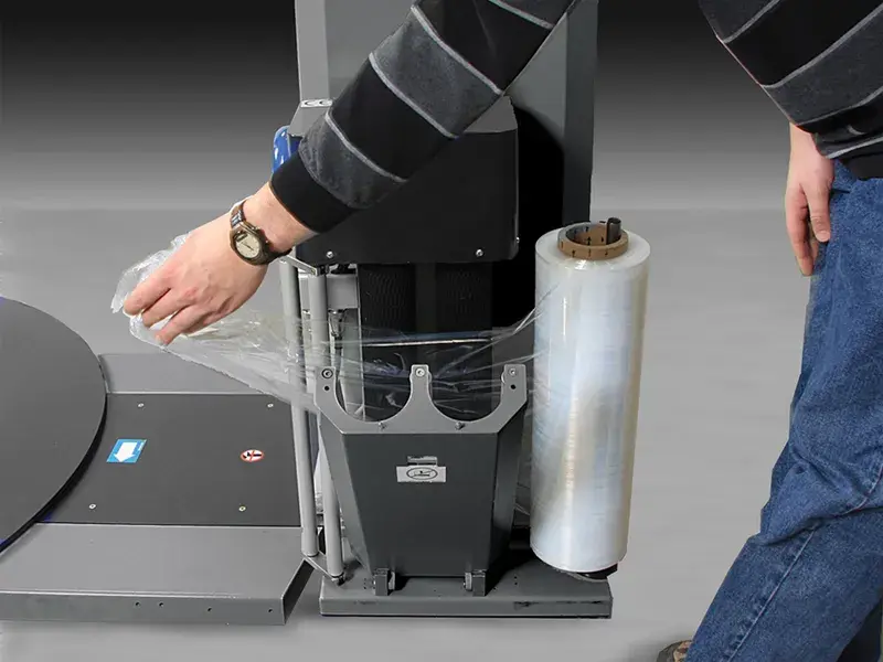 Main view of Orion Sentry LP stretch wrapping system