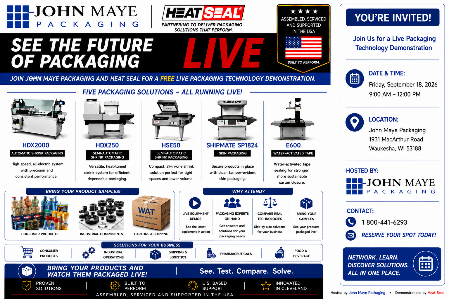 John Maye Road Show 2026 Flyer