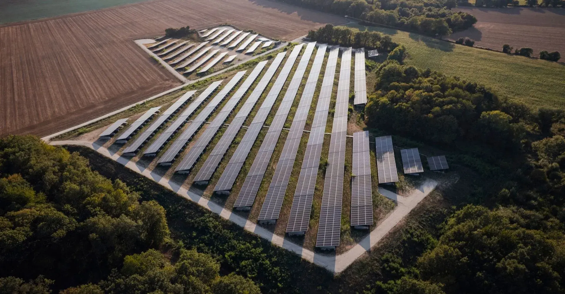 parc solaire au sol Triangle Horizon