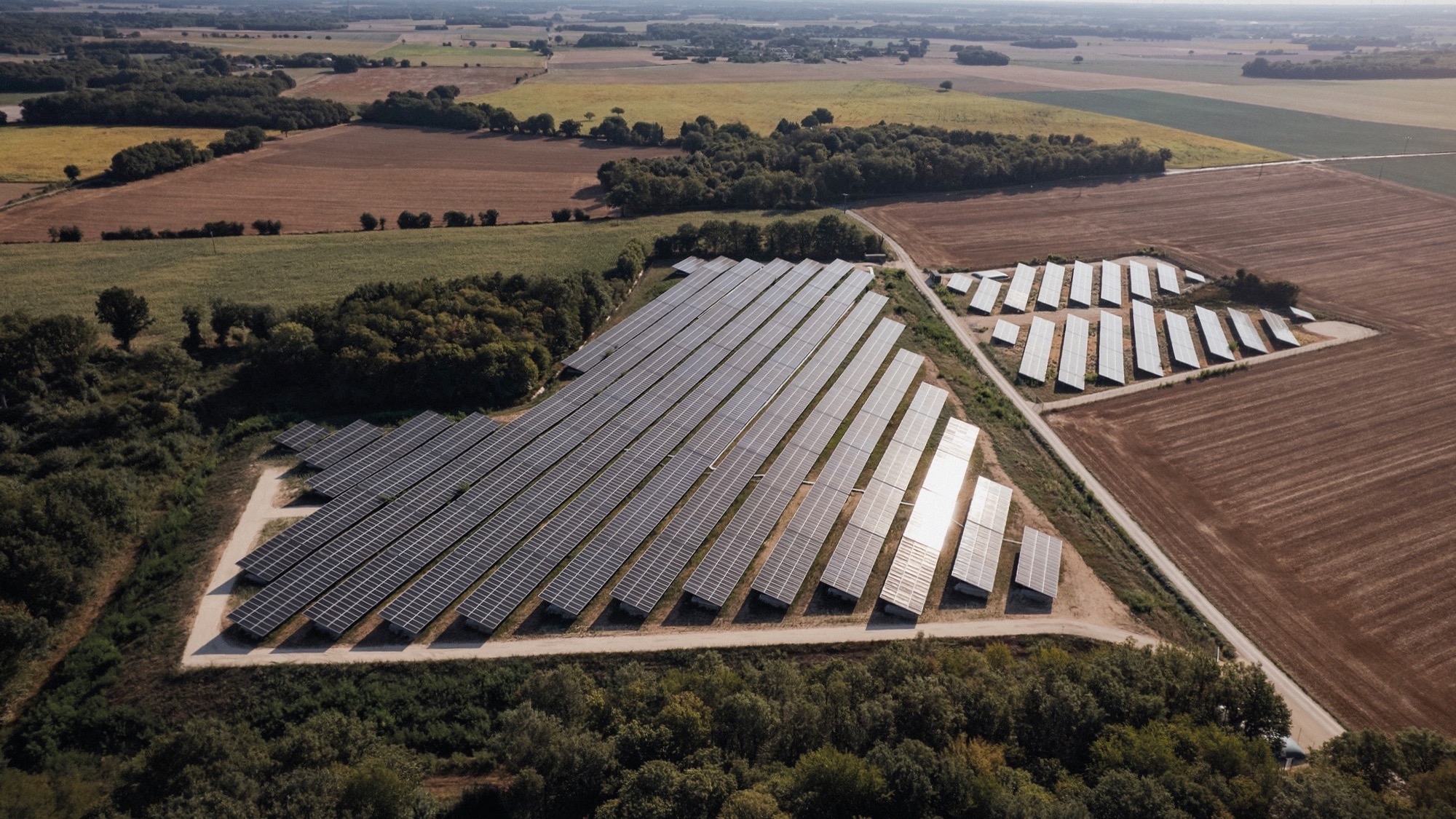 Champ solaire réalisé par Triangle Horizon