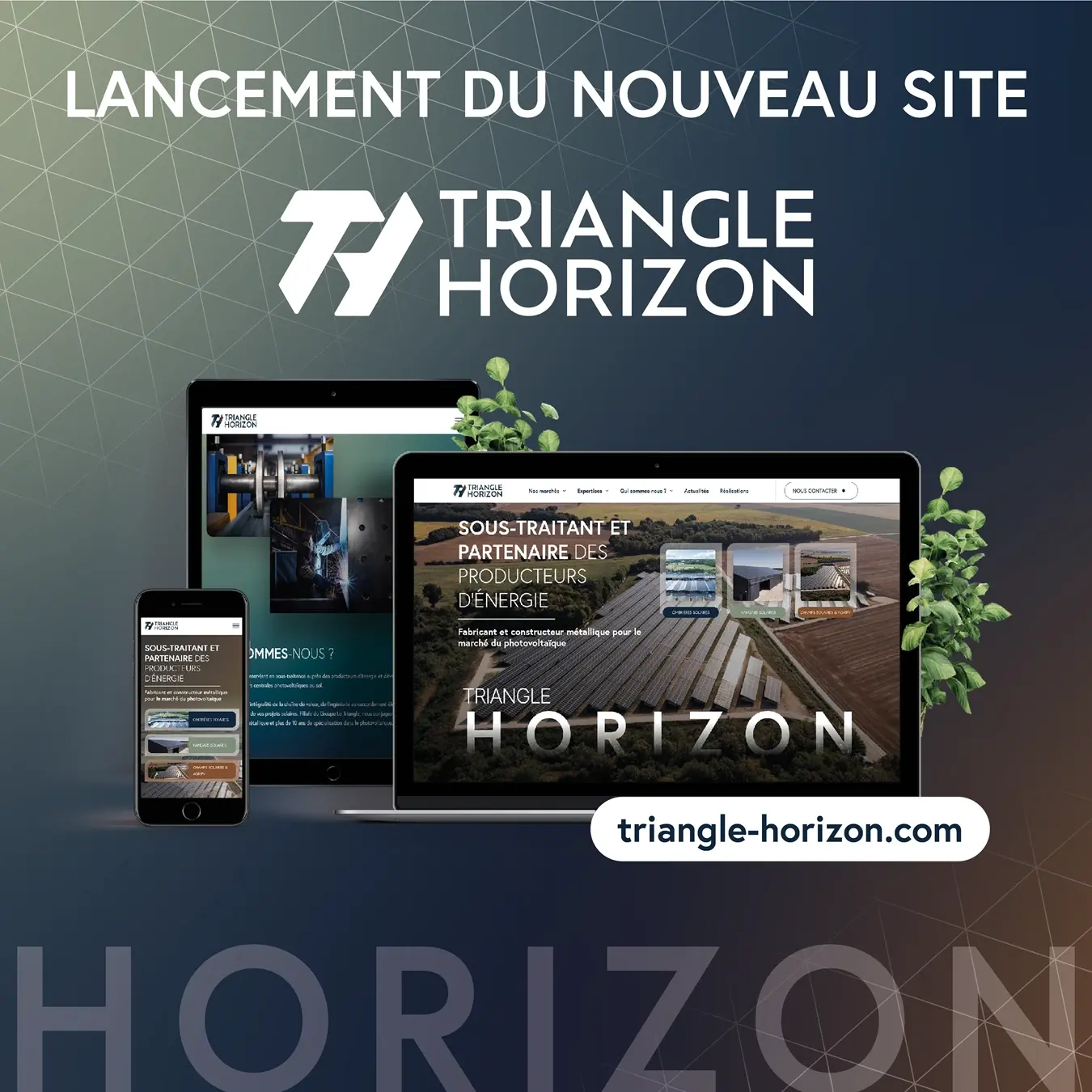 Lancement du nouveau site Triangle Horizon