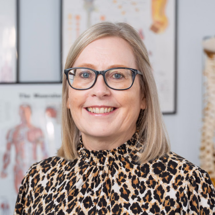 Adele, chiropractic assistant at Rugby Chiropractic Clinic