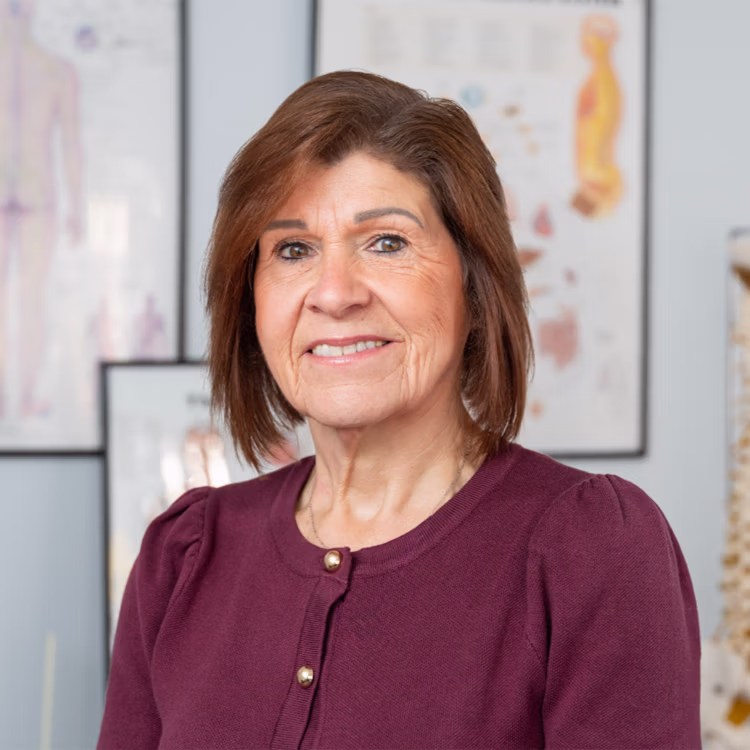 Eileen, chiropractic assistant at Rugby Chiropractic Clinic