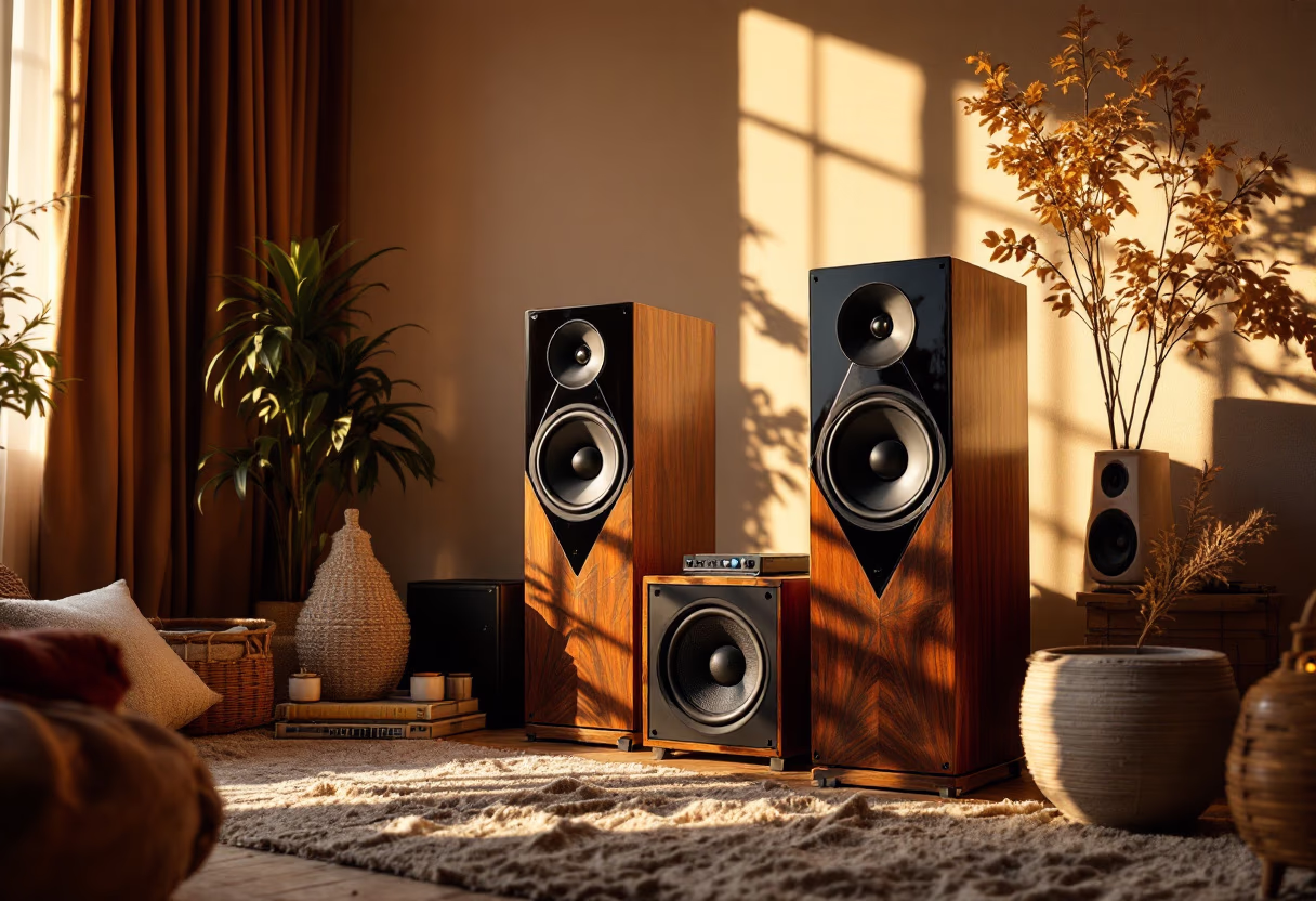 image of highend audio equipment (photography) (for a music studio)