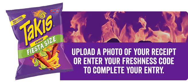 Takis Sweepstakes upload