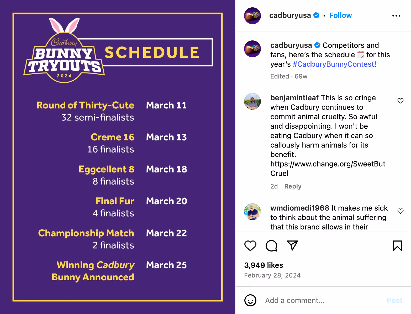 Bunny Tryouts Schedule image