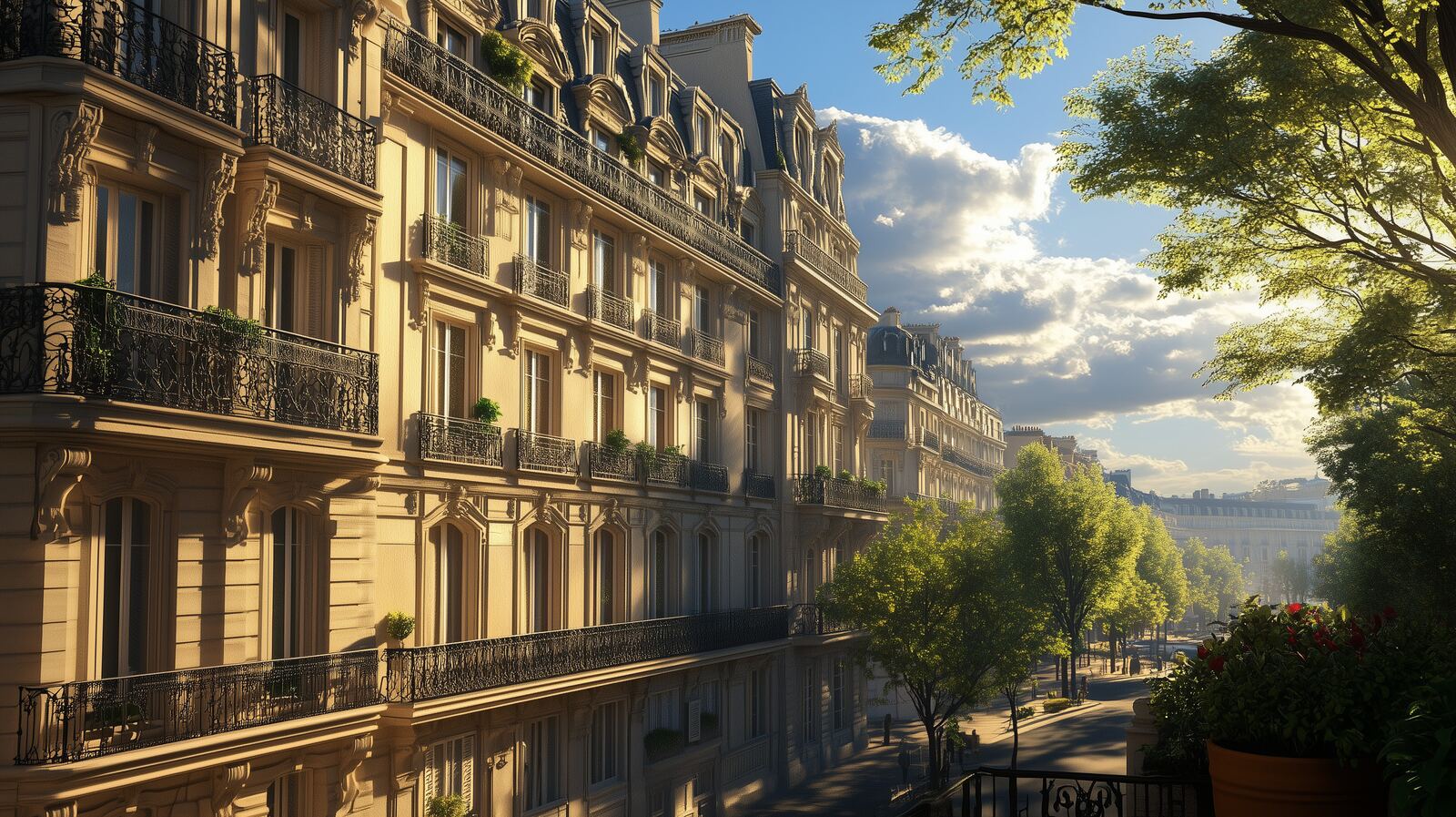 Immeubles haussmanniens du 16e arrondissement de Paris, quartier de bureaux