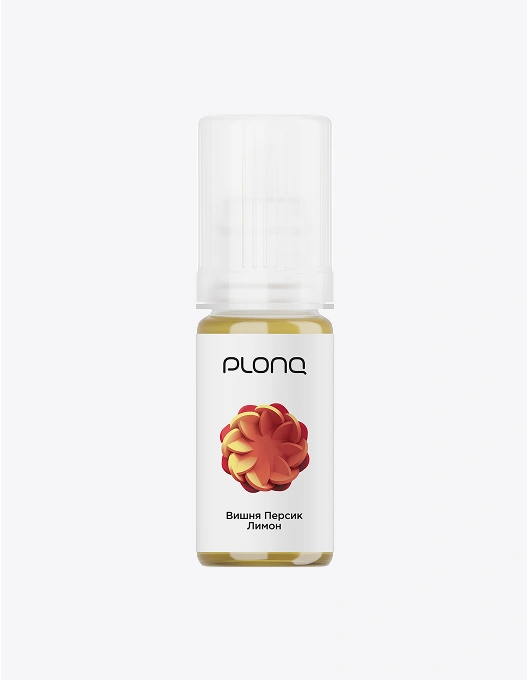 Plonq Liquid. Жидкость Плонк со вкусом "Вишня Персик Лимон"