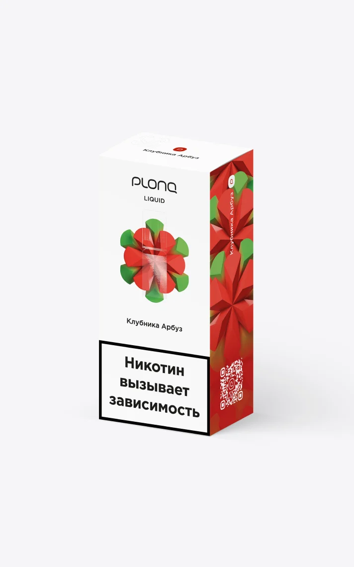 Жидкость с солевым никотином со вкусом "Клубника Арбуз"