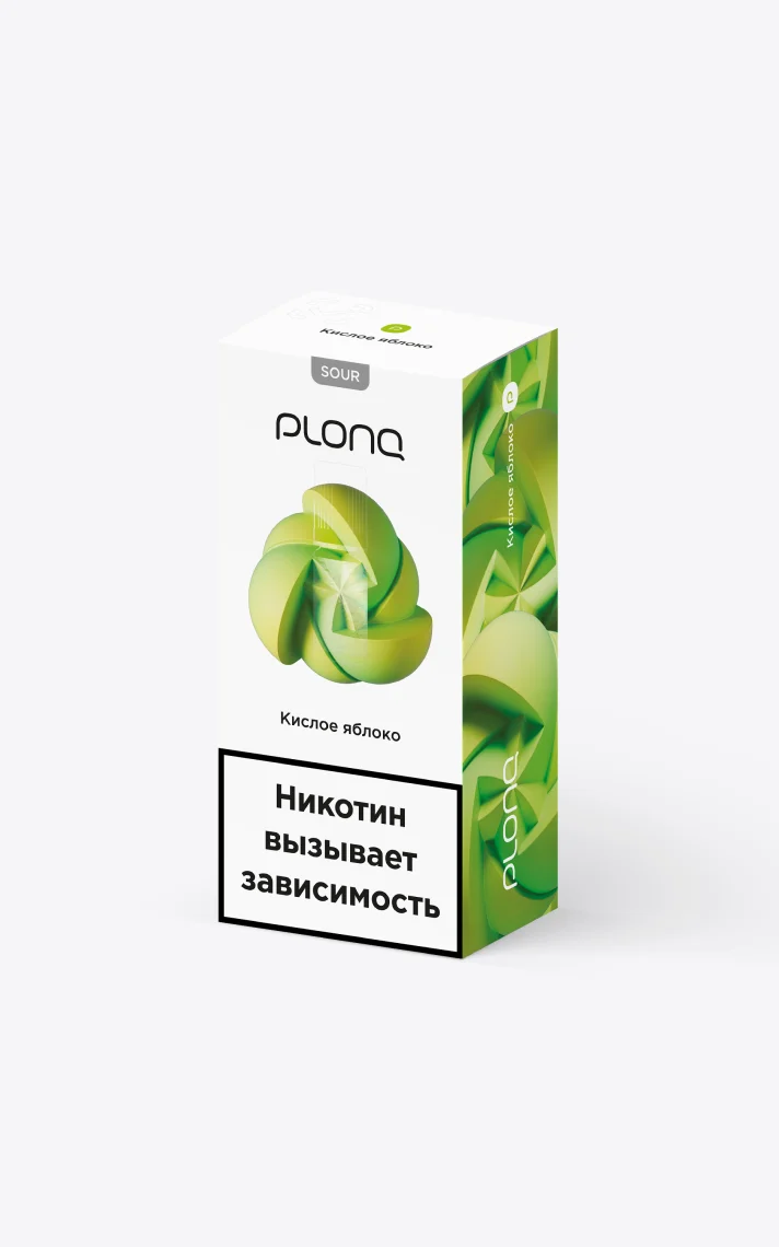 Жидкость с солевым никотином со вкусом "Кислое яблоко"