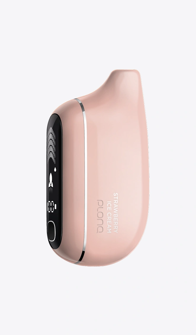 Plonq Max Pro. Одноразовая электронная сигарета на 10000 затяжек Плонк Макс Про со вкусом "Клубничное мороженое"