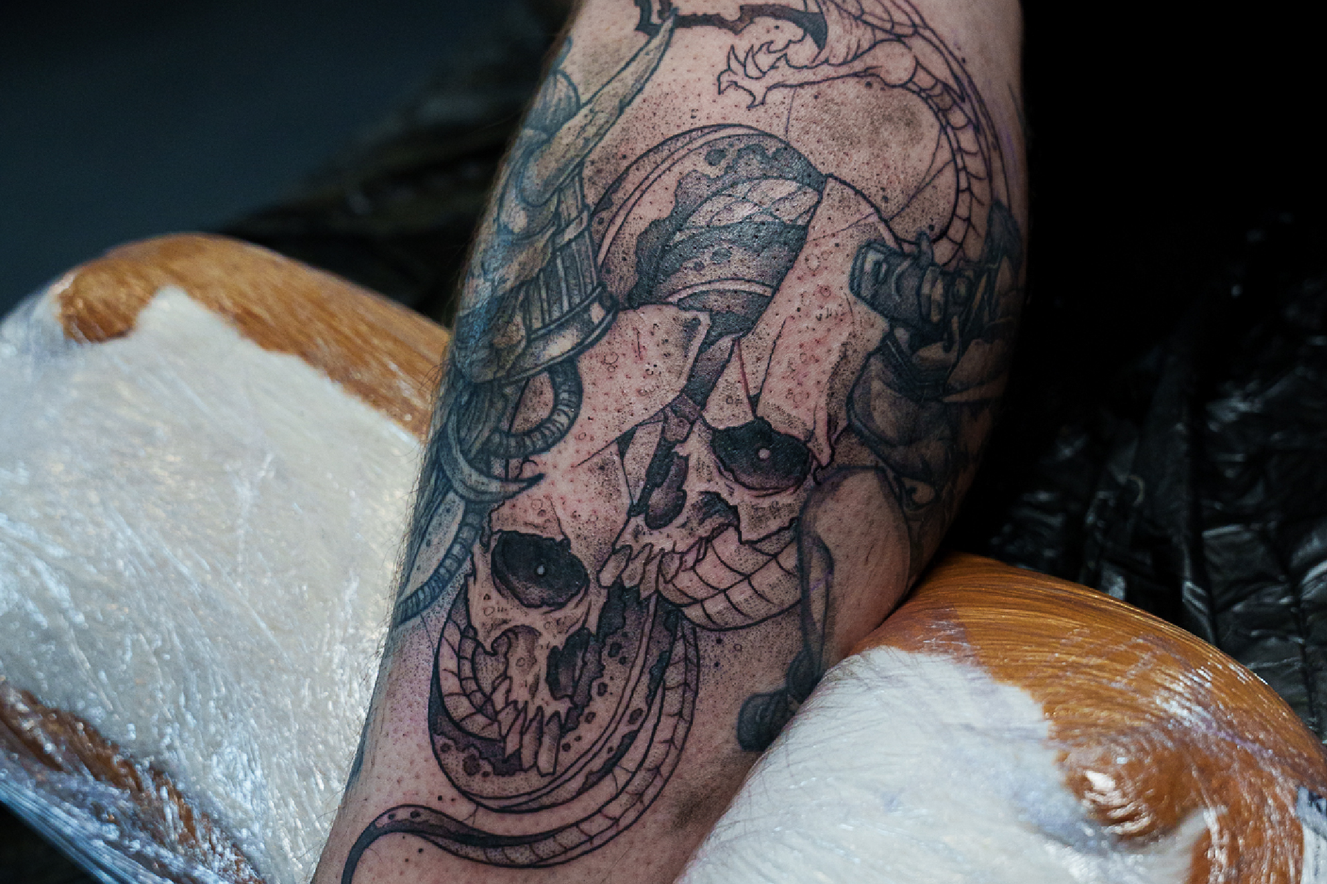 Callum Forster, tattoo artist at Tenko Tattoo studio in Preston