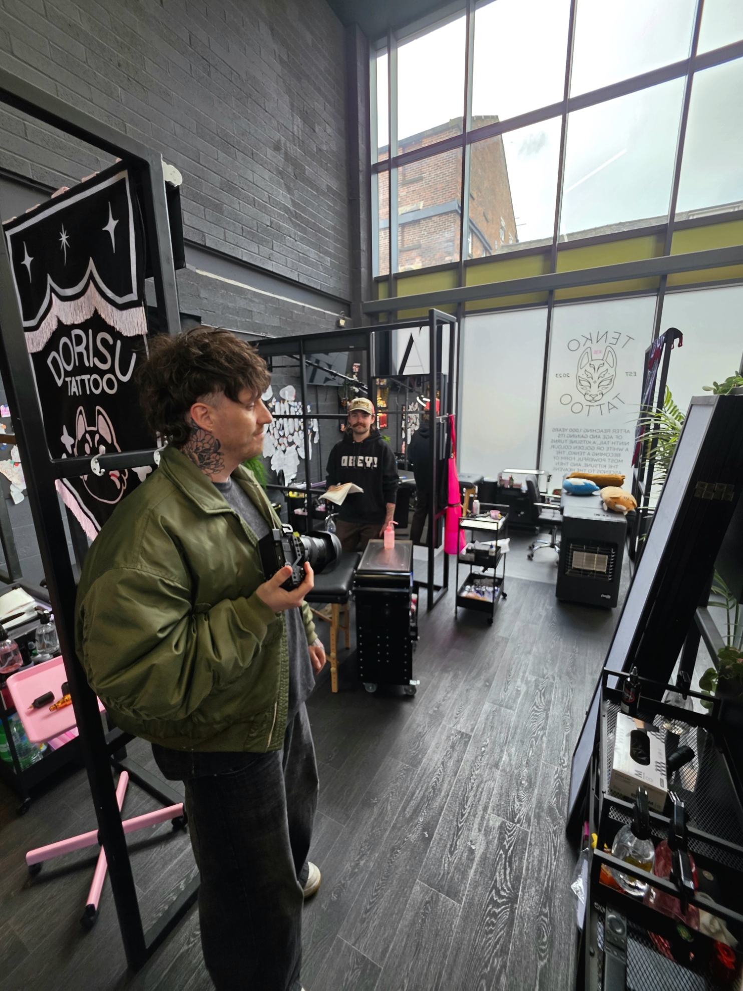 Jordan Conlin, owner and laser tattoo removal practitioner at Tenko Tattoo in Preston