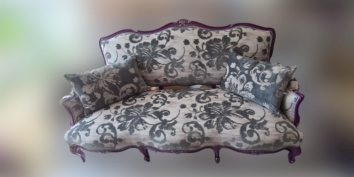 canapé style baroque