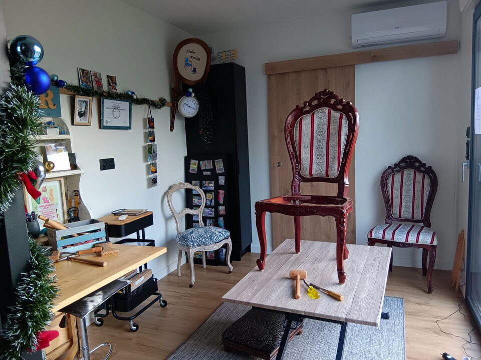 intérieur nouvel atelier