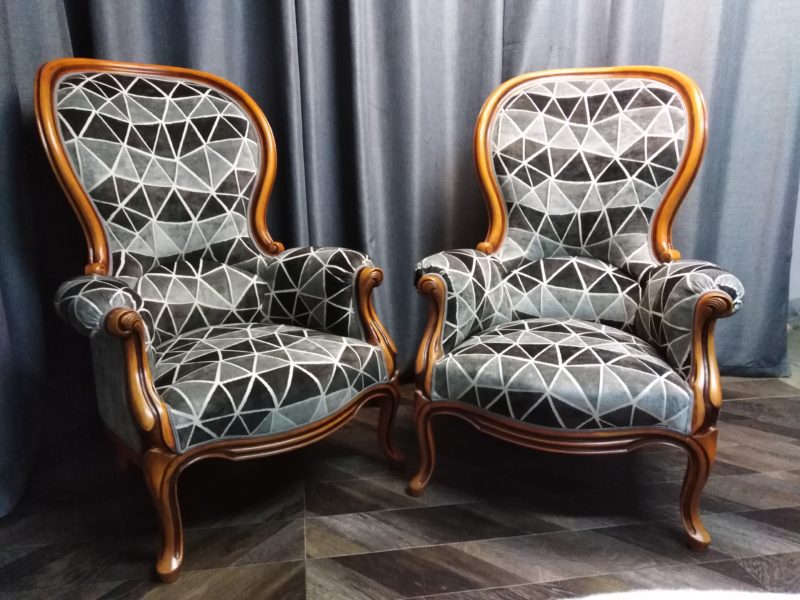 paire de bergères avec bosse