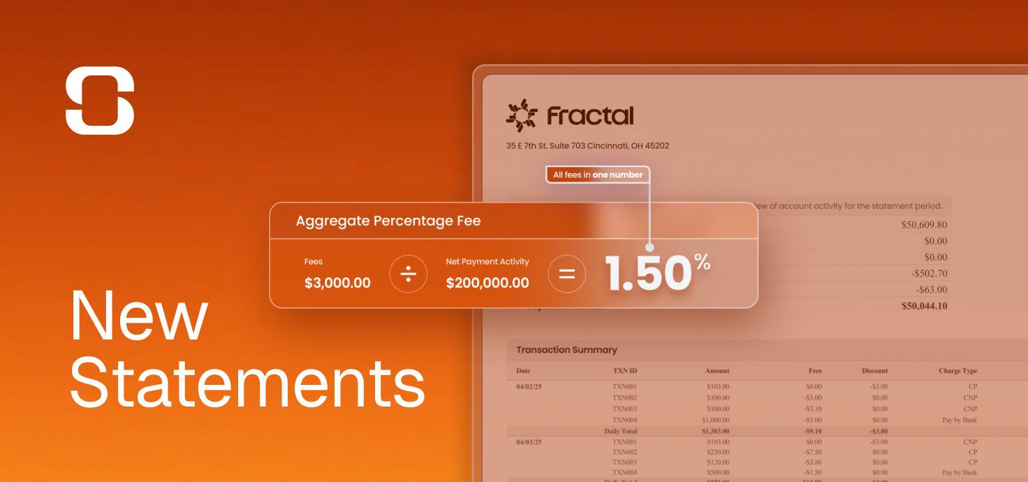 Financial statement highlighting aggregate fee percentage